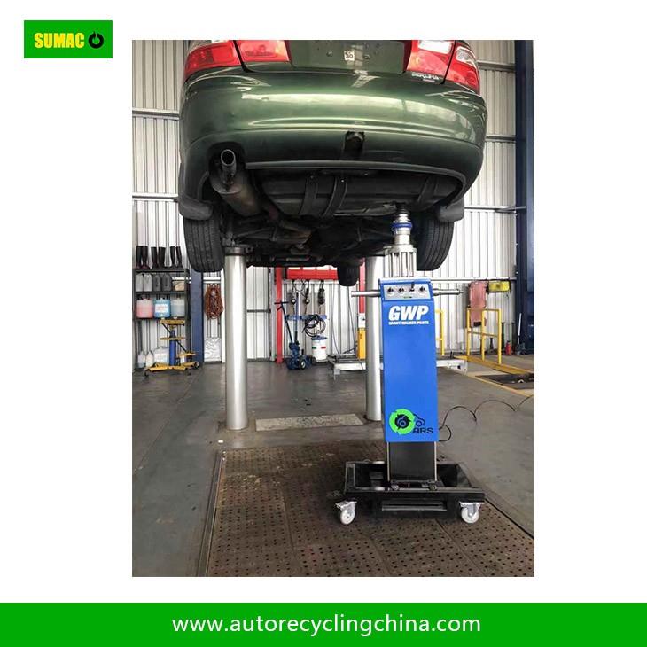 Old Car Oil Drain System